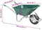 vidaXL - Kruiwagen - 90 - L - 150 - kg - gegalvaniseerd - staal - en - kunststof - groen
