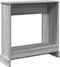 vidaXL - Haardombouw - 90x30x90 - cm - bewerkt - hout - grijs - sonoma - eikenkleur