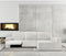 Hoes voor chaise longue met lange armleuning rechts Eysa JAZ Wit 180 x 120 x 360 cm