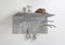 FMD Wandkapstok 72x29,3x34,5 cm betongrijs