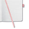 Sigel - notitieboek - Jolie Flair - A6 - hardcover - 174 pagina's - 80 grams papier met lijn - rose - SI-JN116