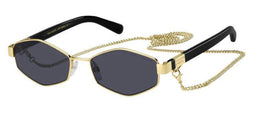 Marc Jacobs Zonnebril Marc 496/s Dames Polygonal Staal Zwart