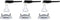Paulmann Nova - LED-inbouwlamp 3-Step-Dim - 3x6,5W 460lm GU10 2700K zwenkbaar rond 84 mm Alu gedraaid