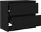 vidaXL - Tv-meubel - 60x35x54 - cm - bewerkt - hout - zwart