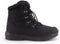Warmbat Abbott - Snowboots - Waterafstotend leer - Gevoerd met Merino schapenwol - Zwart - Maat 41