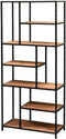 Brix - Boekenkasten Brix - Flow 188cm - Mangohout - Bruin