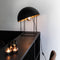 Atmooz - Tafellamp Hoody - Met kap - E27 - Slaapkamer / Woonkamer - Zwart / Goud - Hoogte 50cm - Metaal