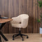 Design bureaustoel - Beige - Stof - Comfortabele zitpositie - volwassenen