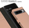 Selencia Hoesje Geschikt voor Google Pixel 8 Pro Hoesje Met Pasjeshouder - Selencia Echt Lederen Bookcase - roze