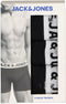 Jack & Jones 3P - Heren Boxershorts - Lage taille - Korte pijpen - Zwart/Wit (3-pack)