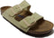 Birkenstock Arizona - Dames Slippers - Suède - Almond - Maat 38