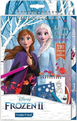 Frozen Sketch- en Stickerboek met Stencils