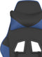 vidaXL - Gamestoel - kunstleer - zwart - en - blauw