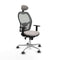 Jorquera Piqueras y Crespo 1D086G1 - Bureaustoel met hoofdsteun - Verstelbare hoogte - Wit