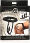 Master Series - Bum-tastic - Buttplug Trainer Set met Harnas - Zwart