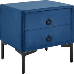 SEZANNE - Nachtkastje - Blauw - Fluweel