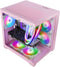 Mars Gaming MC-VIEW2P - Mini Tower PC - Micro-ATX Mini-ITX - Roze
