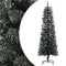 vidaXL - Kunstkerstboom - met - standaard - smal - 120 - cm - PVC - groen