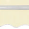 vidaXL - Luifel - handmatig - uittrekbaar - 600 - cm - crème