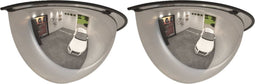 vidaXL - Verkeersspiegel - halve - bol - 2 - st - Ø - 40 - cm - acryl