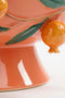 Mica Decorations Melika Decoratie Schaal - H16 x Ø39 cm - Keramiek - Roze