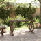 vidaXL - Tuintafel - 115x55x65 - cm - massief - vurenhout