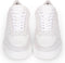 PS Poelman KEVIN - Heren sneakers - Leer en suede - Wit - 42