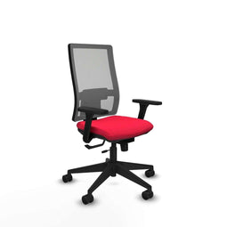 Piqueras y Crespo 3D066N0 - Bureaustoel - Verstelbare hoogte met armleuning - Rood