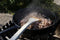 The Windmill Cast Iron - Skillet XL met steel - Gietijzer - ⌀31,5 cm