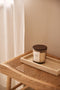 MOOISA - Dienblad - Marmer Tray Beige 15x30cm - rond marmer dienblad - vierkant marmer dienblad - decoratie schaal - tapasplank - serveerplank