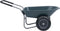 vidaXL - Kruiwagen - 100 - kg - 78 - L - 140x63x65 - cm - groen - en - grijs