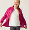 Regatta - Kids Pack It III Opvouwbaar Kinder Regenjack - Donker Roze - Maat 140