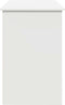 vidaXL - Bureau - 102x50x75 - cm - bewerkt - hout - wit