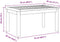 vidaXL - Koffietafel - 75x40x38 - cm - Massief - Acaciahout