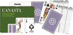 Piatnik Canasta Set met Instructies en Scoreblok.