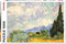 Piatnik Korenveld met Cipressen - Vincent van Gogh (1000)