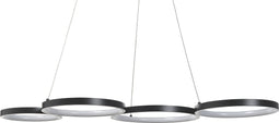 PIBOR - Hanglamp - Zwart - Aluminium