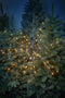 Luca Lighting Vuurwerk Kerstverlichting met 160 Warm Witte LED Lampjes - Ø70 cm - Zwart