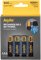 Aqiila 406094 - Oplaadbare USB-C Lithium-Ion AAA Batterijen 600 mAh - Geel