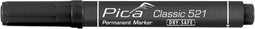 Pica 521/46 Permanent Marker - Zwart - 2-6mm