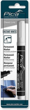 Pica 522/52-10 Classic Permanent Marker - Rond - Wit - 1-4mm