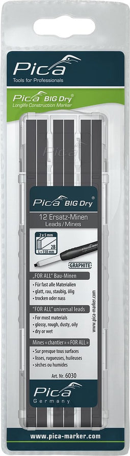 Pica 6030 Big Dry navulling t.b.v. Pica Dry 6060 Markeerpotlood