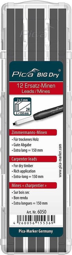 Pica 6050 Big Dry navulling t.b.v. Pica Dry 6060 Markeerpotlood