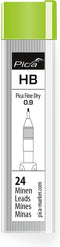 Pica 7030 Fine Dry Navulling (0.9mm) t.b.v. 7070 Markeerpotlood-Blister
