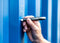 Pica 990/52 visor permanent marker Wit