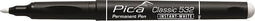 Pica Classic 532/52 Permanent Pen - 1-2mm - Wit