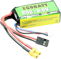 Pichler Modellbau LiFe accupack 6.6 V 800 mAh Aantal cellen: 2 25 C Softcase JR, XT30