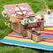 Picknickdeken met handvat - warmte-isolerend & waterdicht meer kleurig 150x195 cm