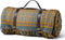 Picknickkleed Polo Cottage - Wol - Leren Draagset - Waterdicht - 145x183cm - Tweedmill