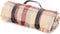Picknickkleed Rood en Grijs Geruit - Gerecycled - Waterdicht - 120x150 cm - Tweedmill